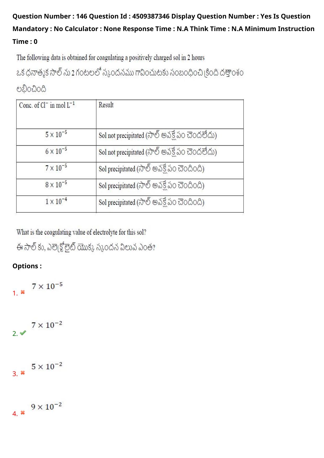 AP EAPCET 2024 - 22 May 2024 Forenoon - Master Engineering Question Paper With Preliminary Keys - Page 116