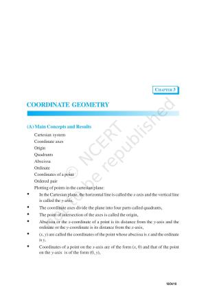 NCERT Exemplar Book for Class 9 Maths: Chapter 3 Coordinate Geometry