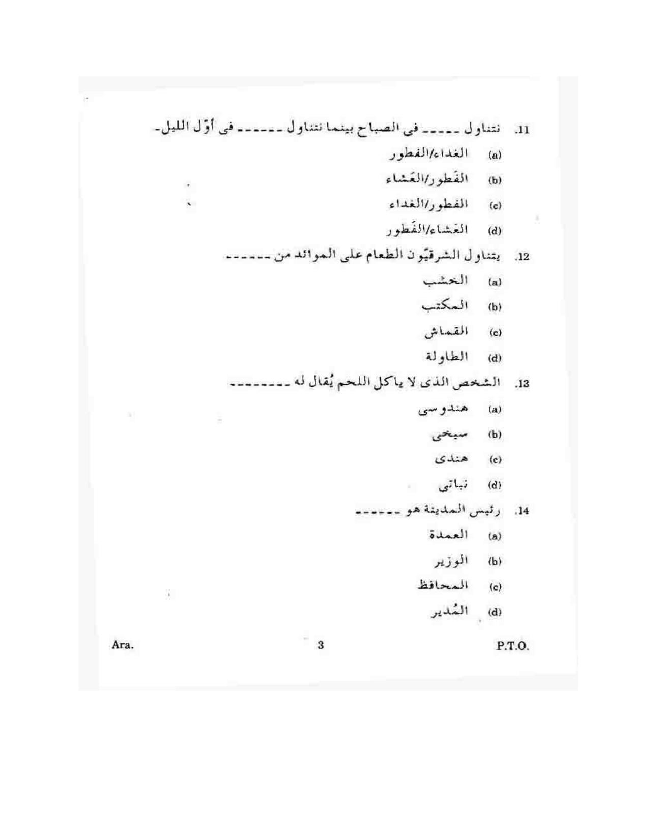 KUET 2024 M.A. Arabic Question Paper - Page 80