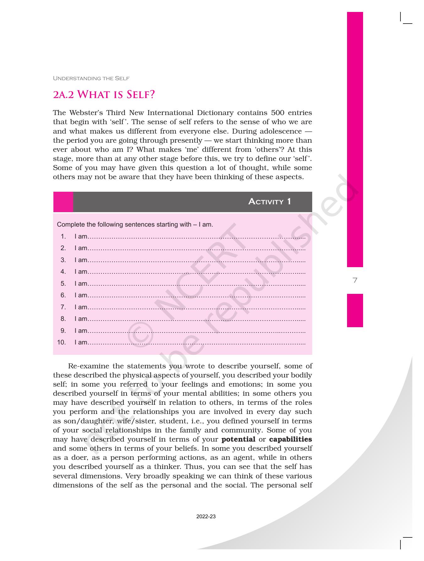 NCERT Book for Class 11 Home Science Chapter 1 Introduction - Page 7