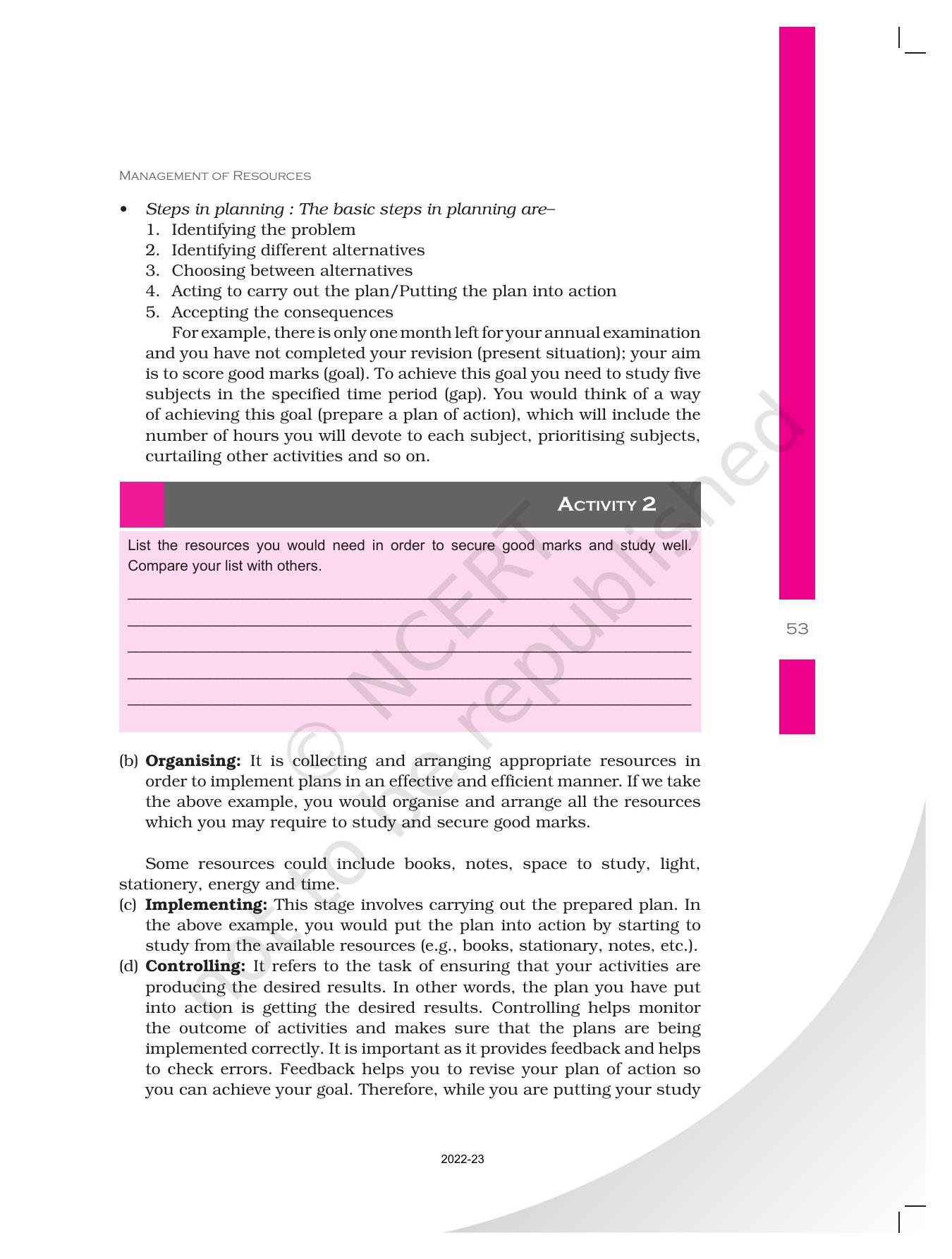 NCERT Book for Class 11 Home Science Chapter 1 Introduction - Page 53