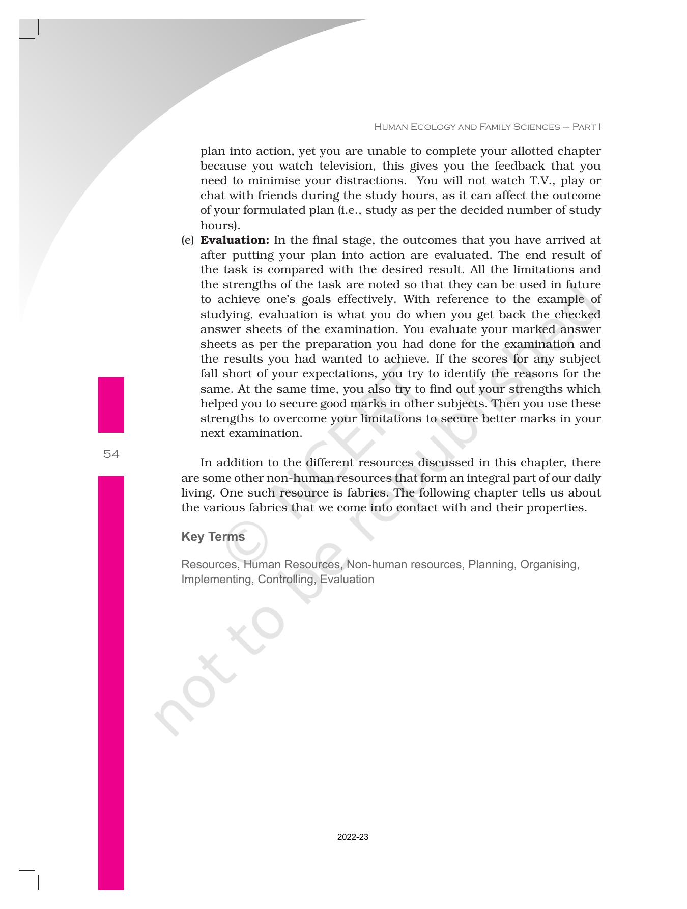 NCERT Book for Class 11 Home Science Chapter 1 Introduction - Page 54