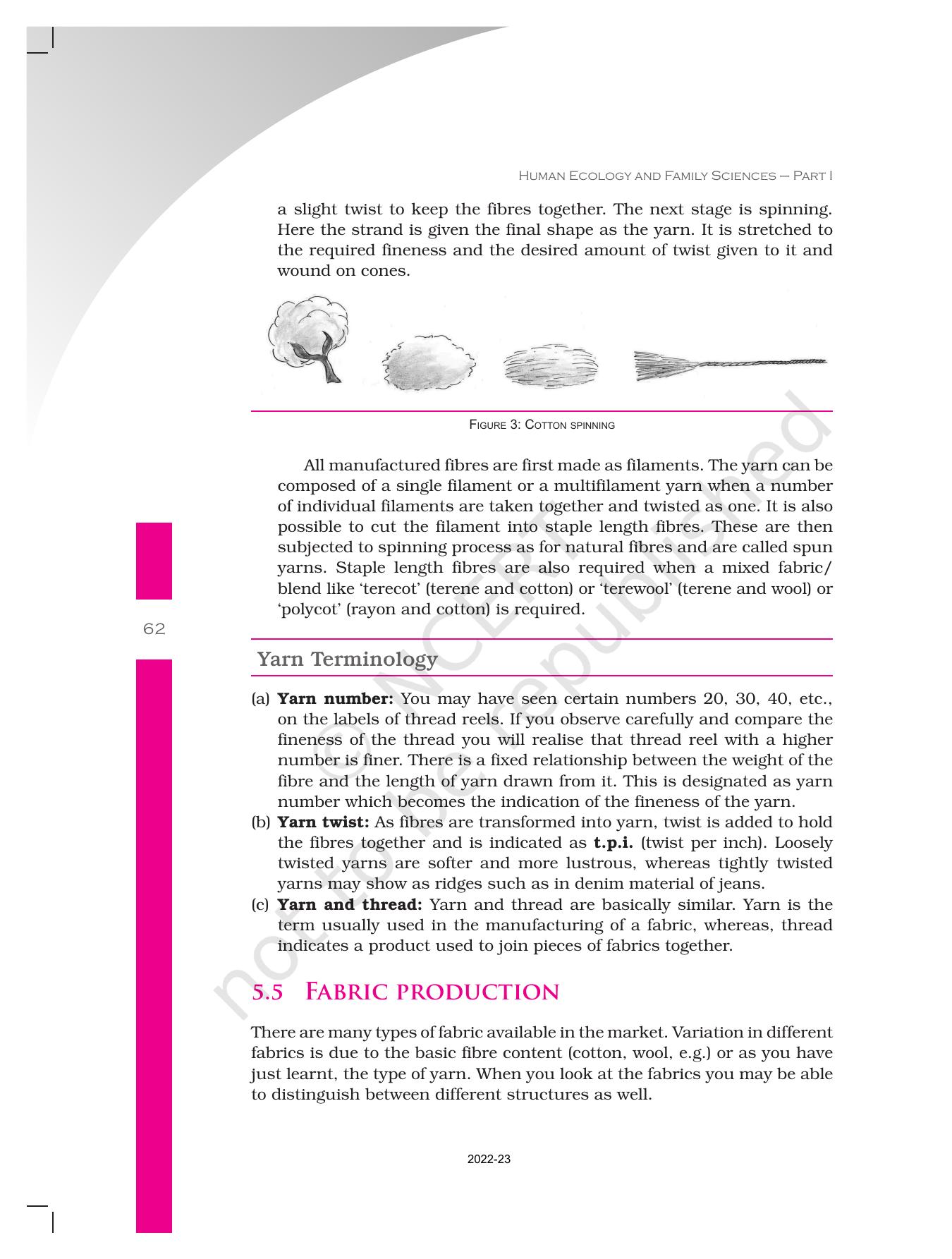 NCERT Book for Class 11 Home Science Chapter 1 Introduction - Page 62