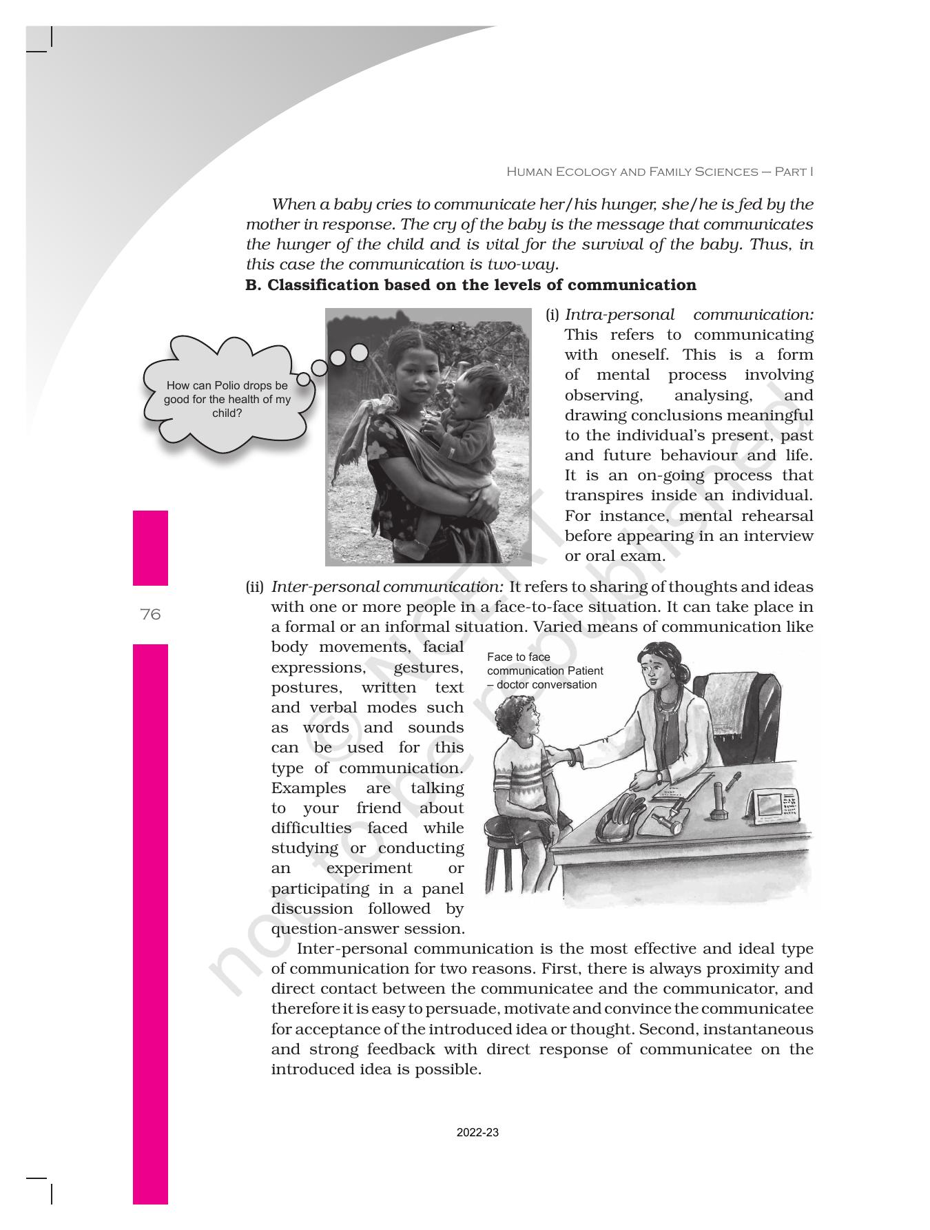 NCERT Book for Class 11 Home Science Chapter 1 Introduction - Page 76
