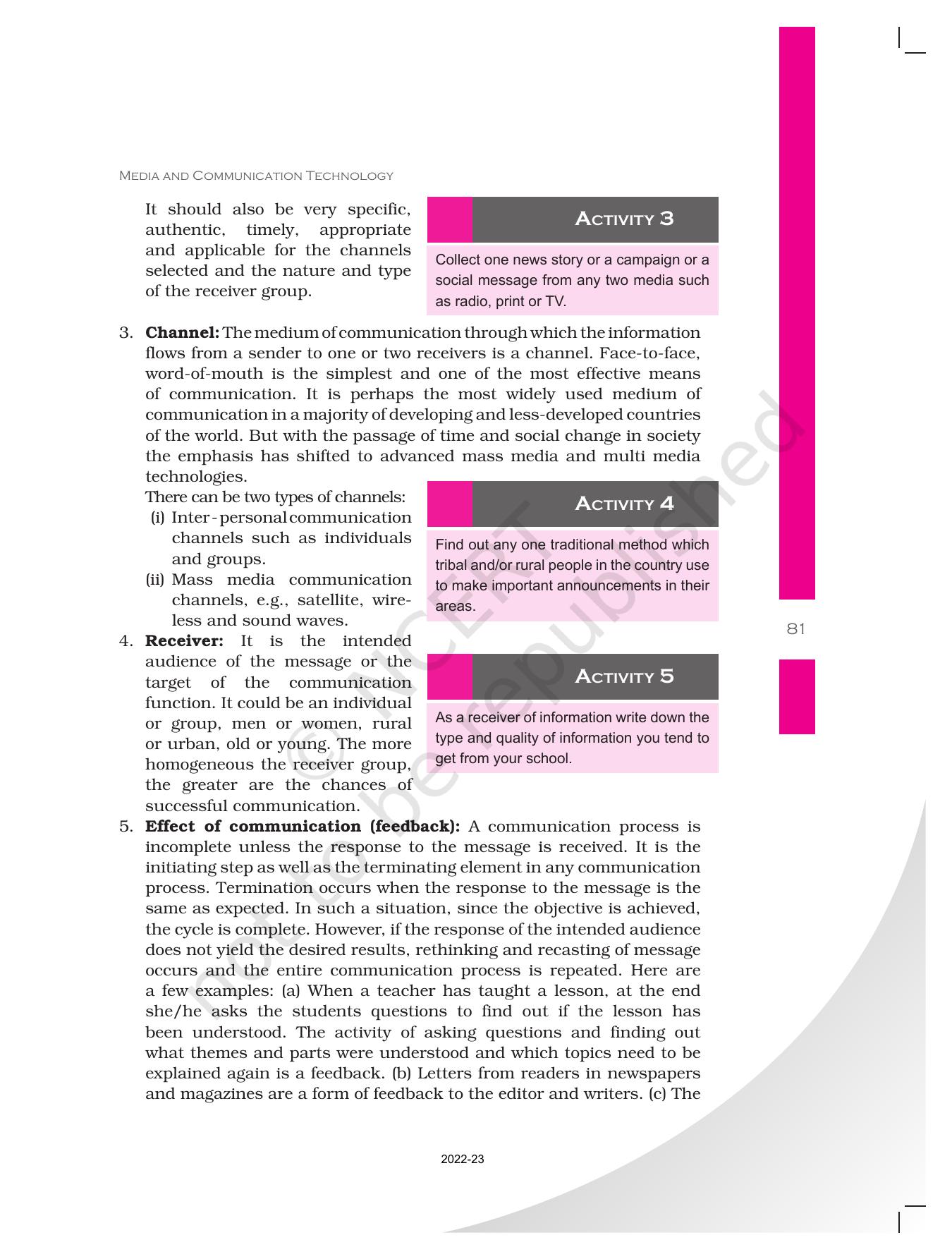 NCERT Book for Class 11 Home Science Chapter 1 Introduction - Page 81