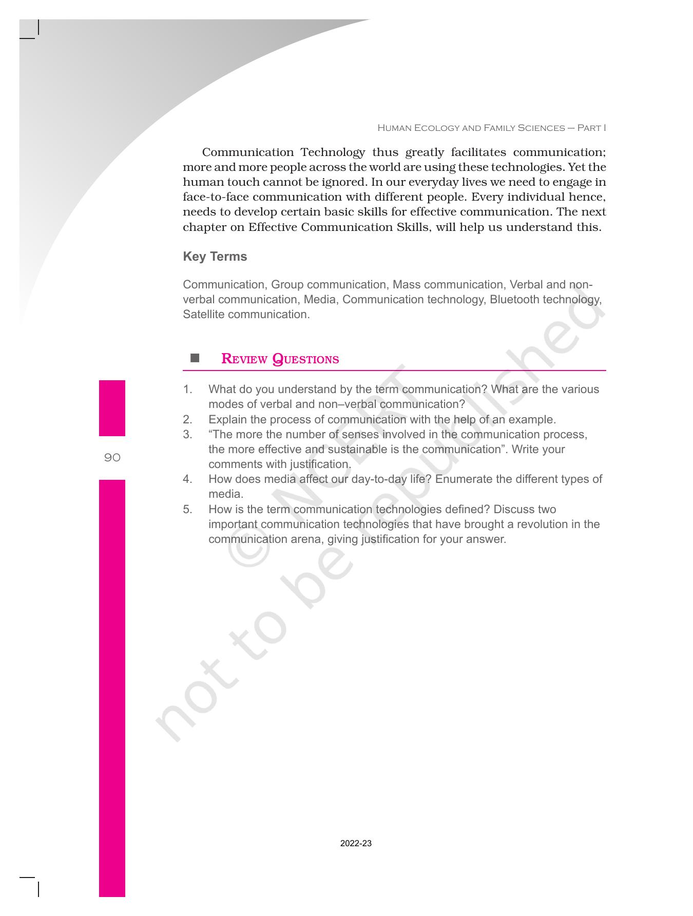 NCERT Book for Class 11 Home Science Chapter 1 Introduction - Page 90