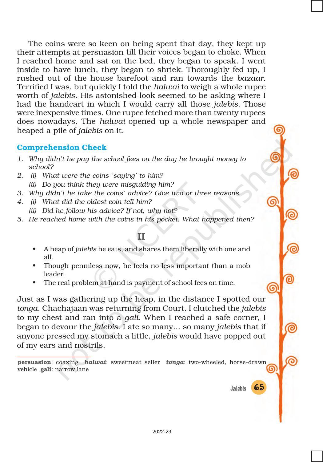 NCERT Book for Class 8 English It So Happened Chapter 8 Jalebis - Page 4