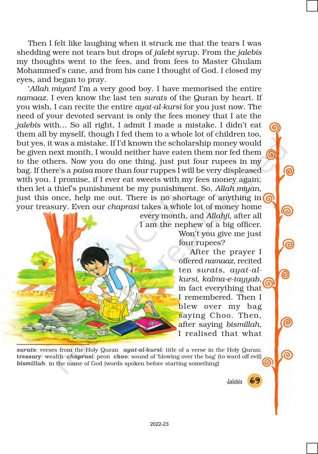 NCERT Book for Class 8 English Chapter 8 Jalebis