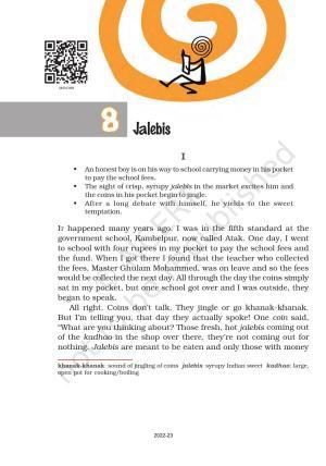 NCERT Book for Class 8 English It So Happened Chapter 8 Jalebis