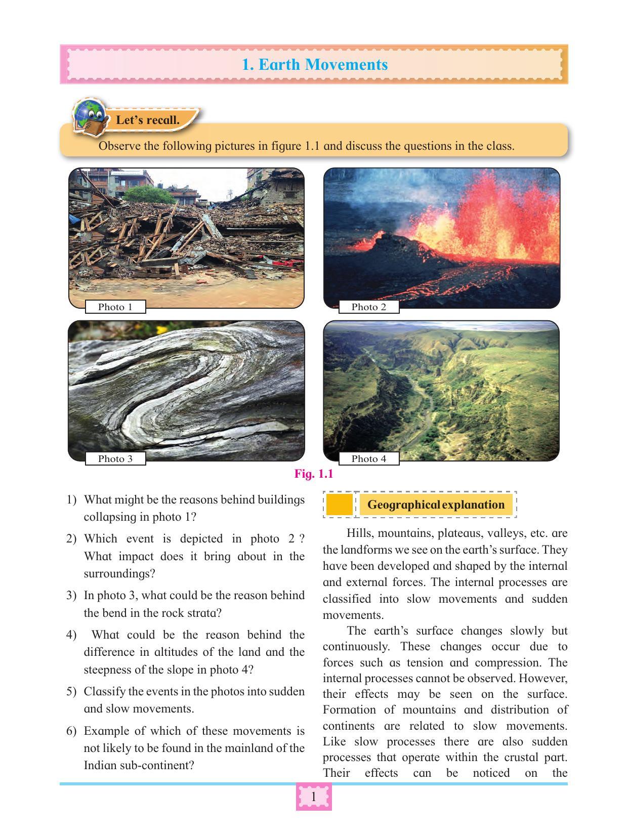 Maharashtra Board Class 11 Geography Textbook - Page 11