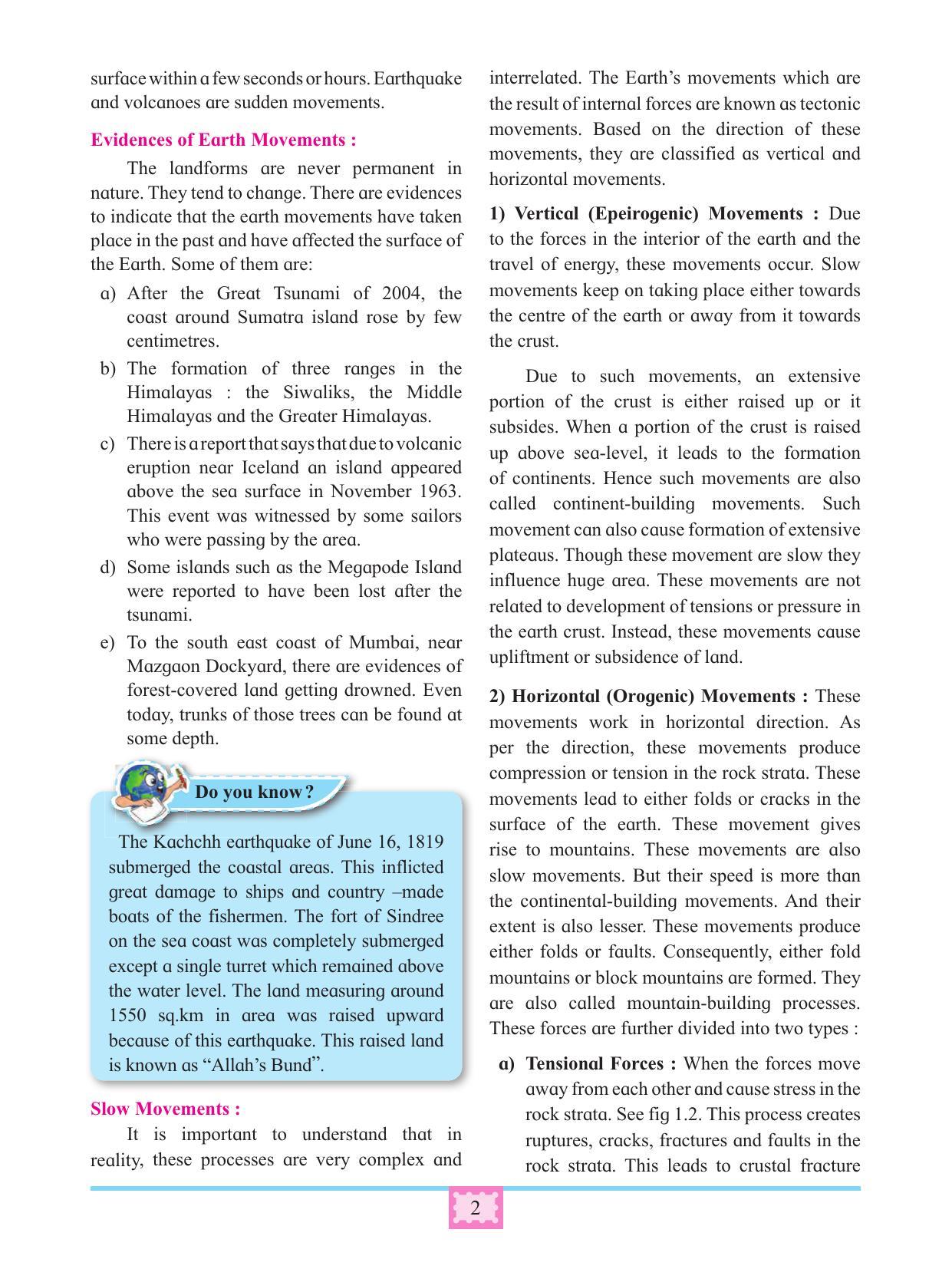 Maharashtra Board Class 11 Geography Textbook - Page 12