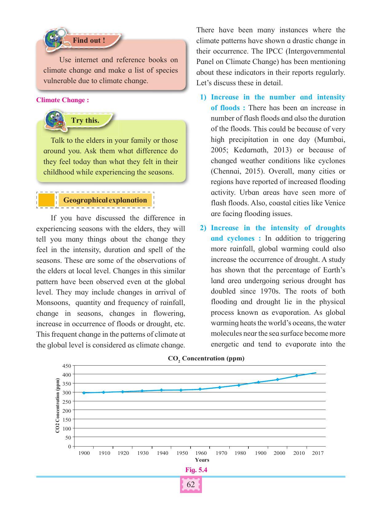 Maharashtra Board Class 11 Geography Textbook - Page 72