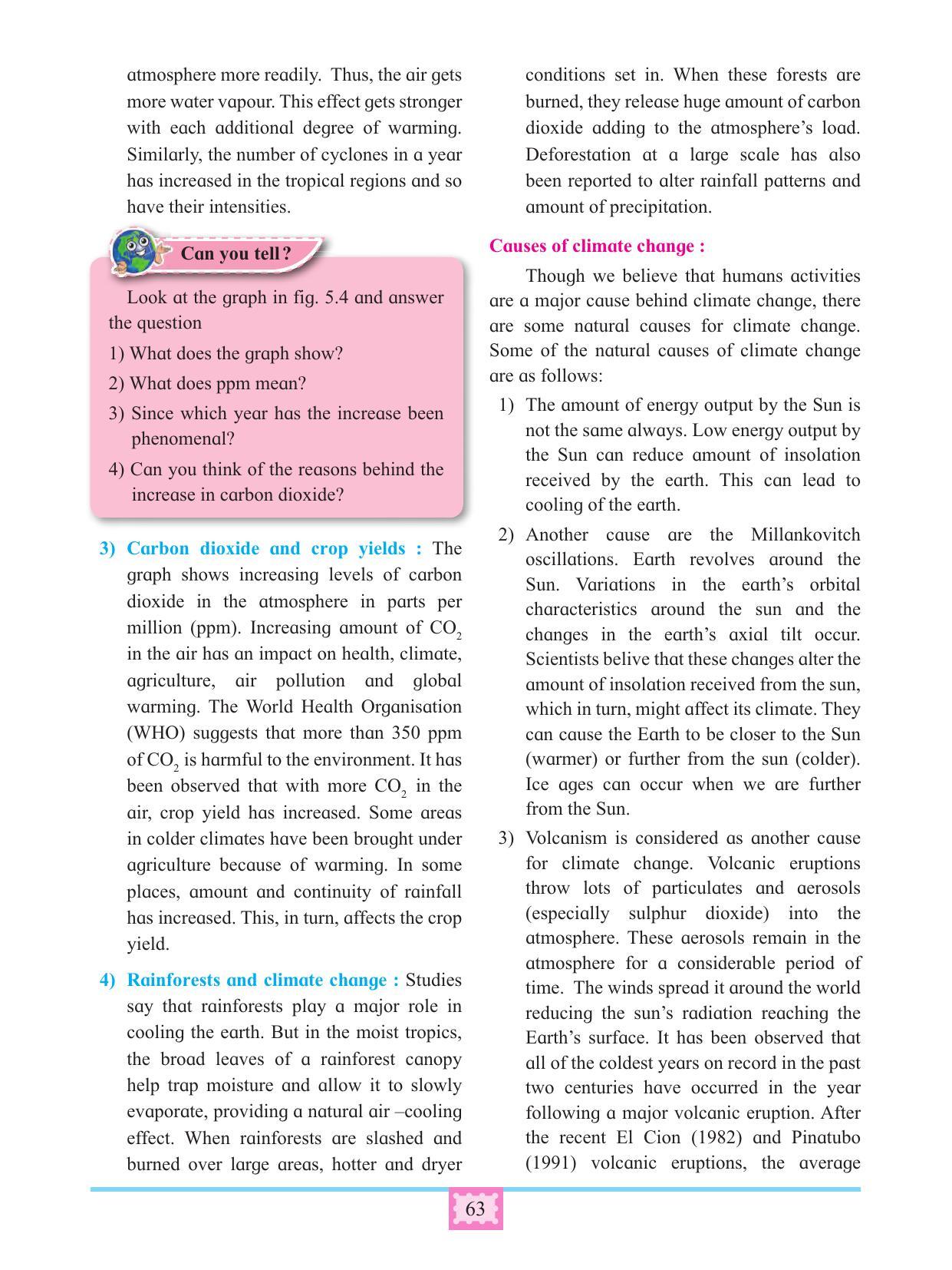 Maharashtra Board Class 11 Geography Textbook - Page 73