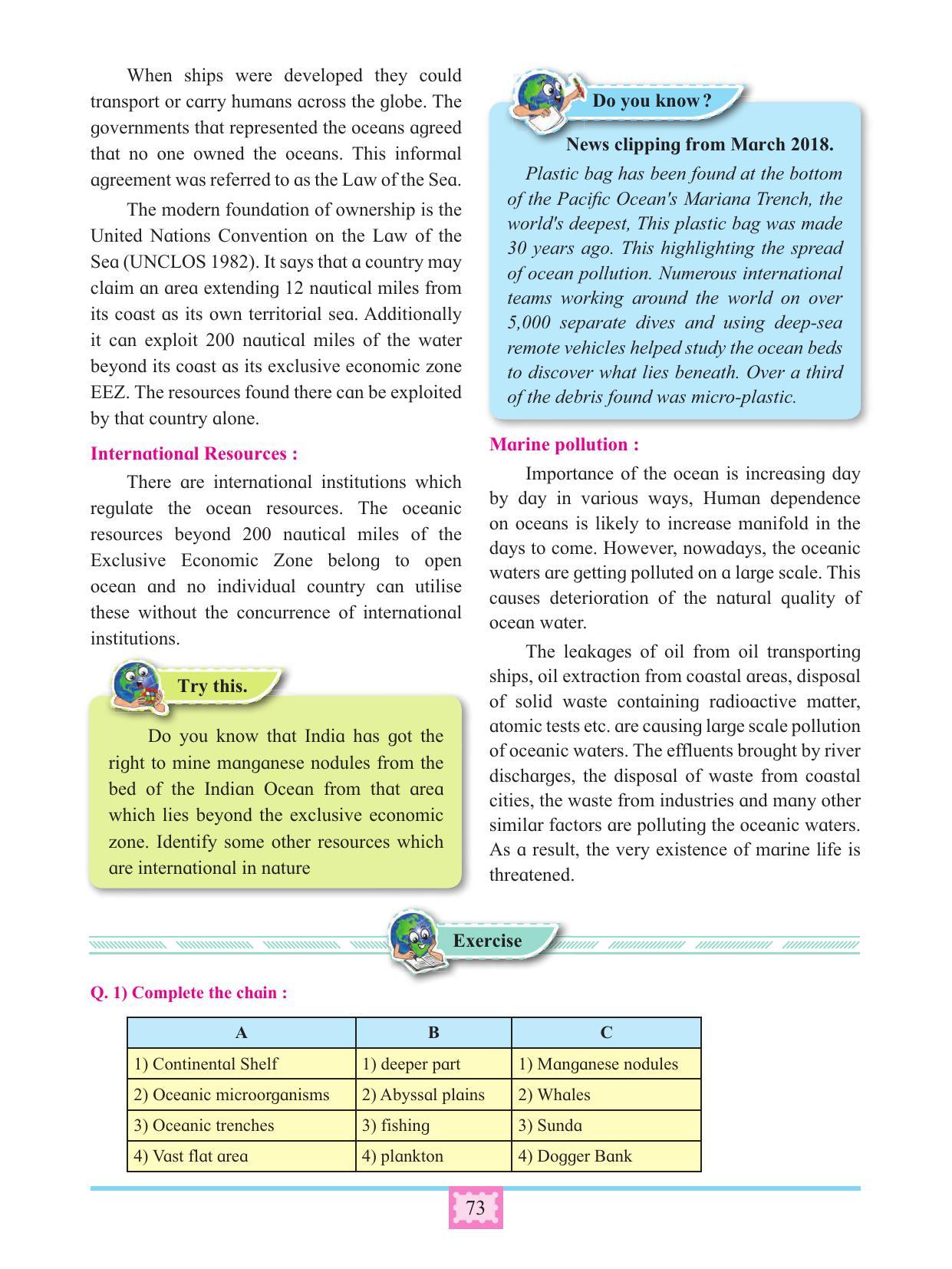 Maharashtra Board Class 11 Geography Textbook - Page 83