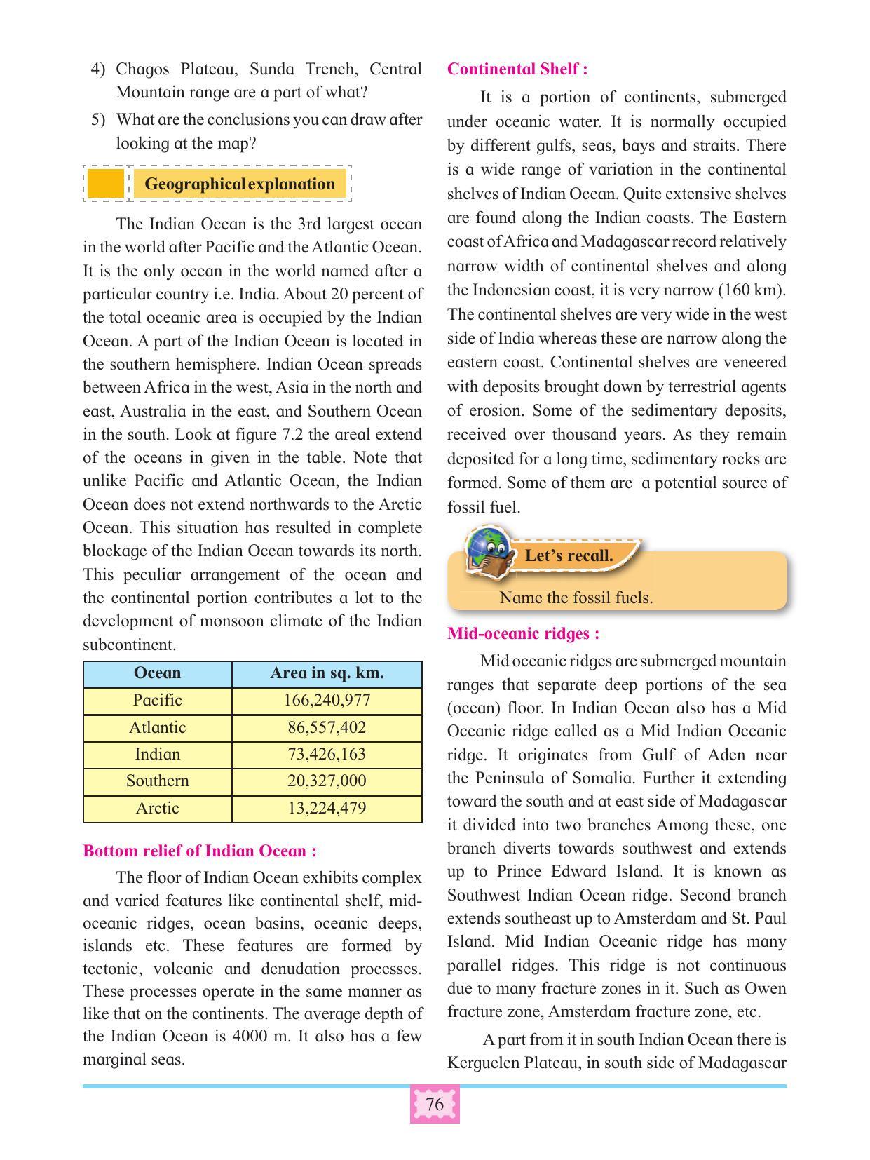 Maharashtra Board Class 11 Geography Textbook - Page 86