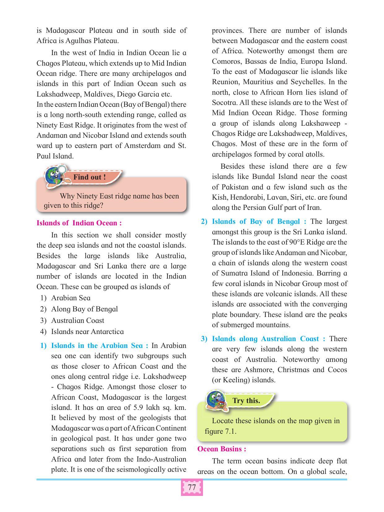 Maharashtra Board Class 11 Geography Textbook - Page 87