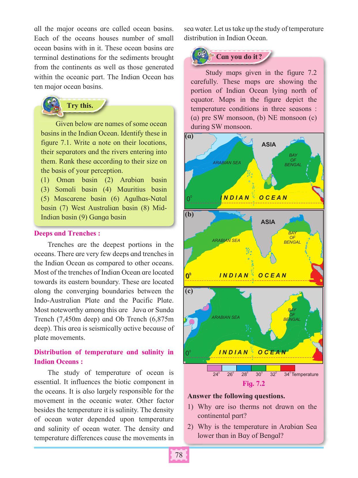 Maharashtra Board Class 11 Geography Textbook - Page 88