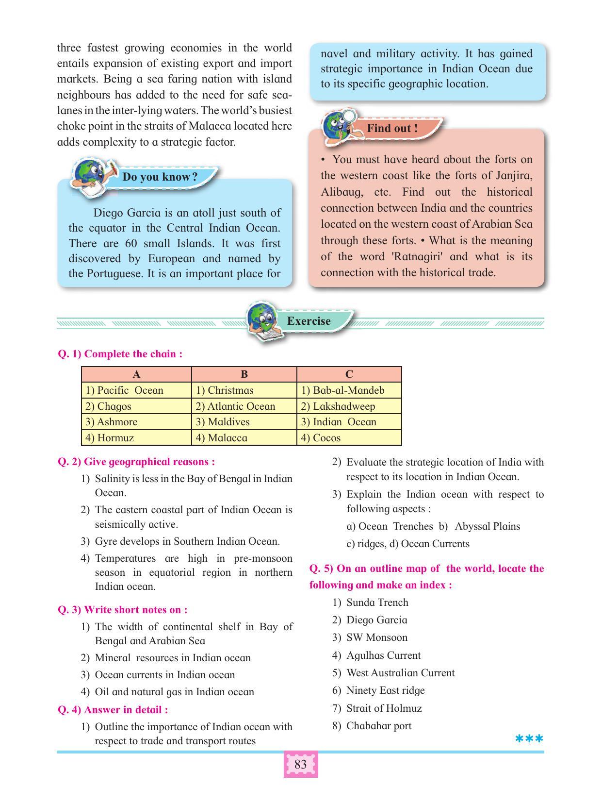 Maharashtra Board Class 11 Geography Textbook - Page 93