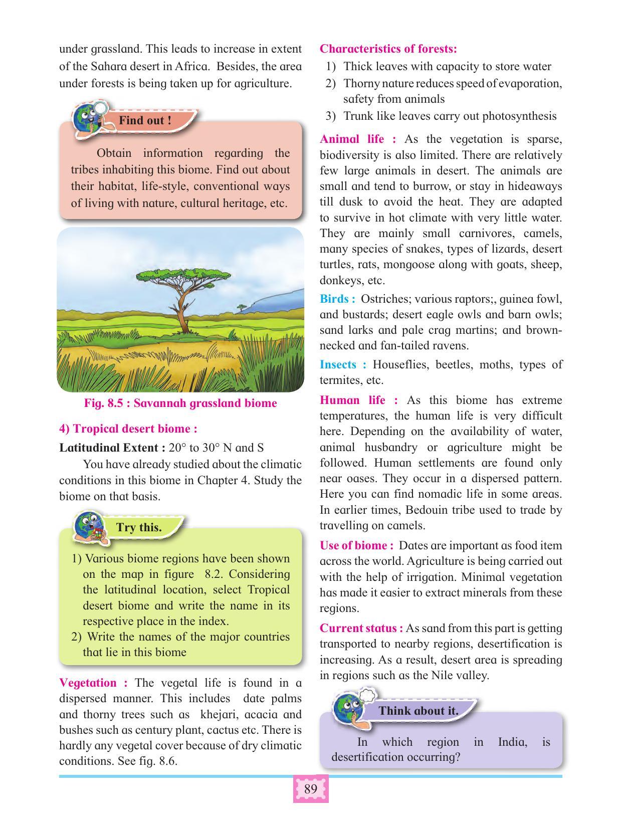 Maharashtra Board Class 11 Geography Textbook - Page 99