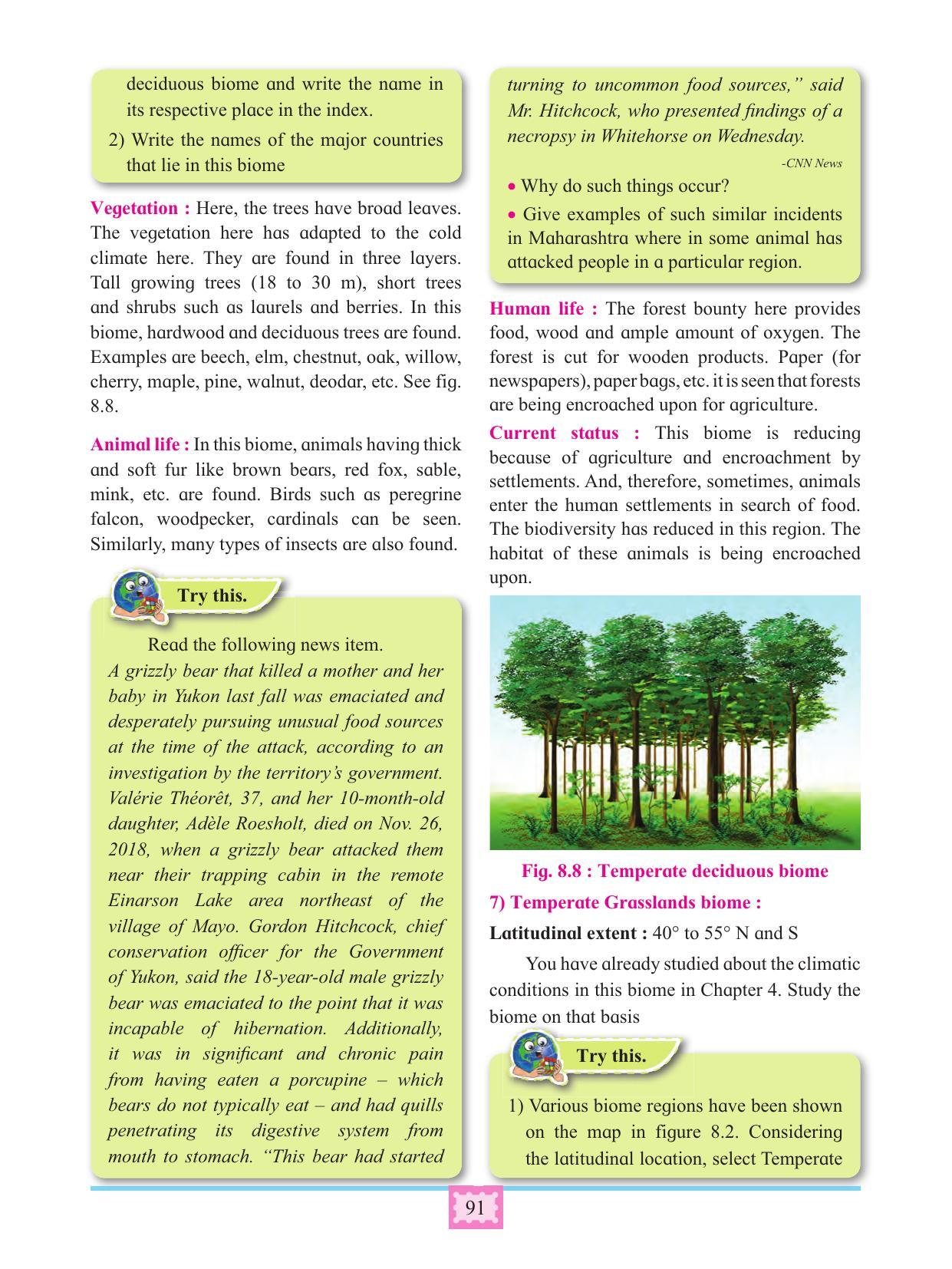 Maharashtra Board Class 11 Geography Textbook - Page 101
