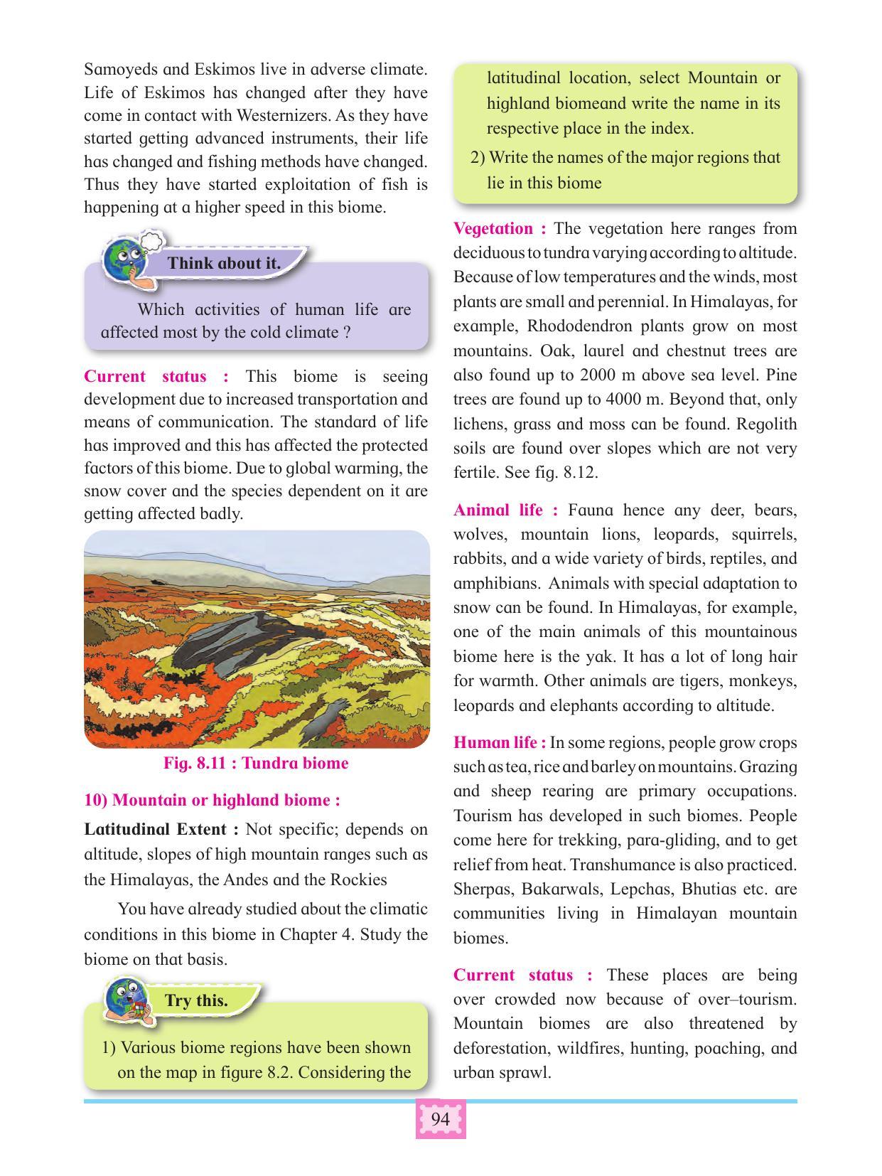 Maharashtra Board Class 11 Geography Textbook - Page 104