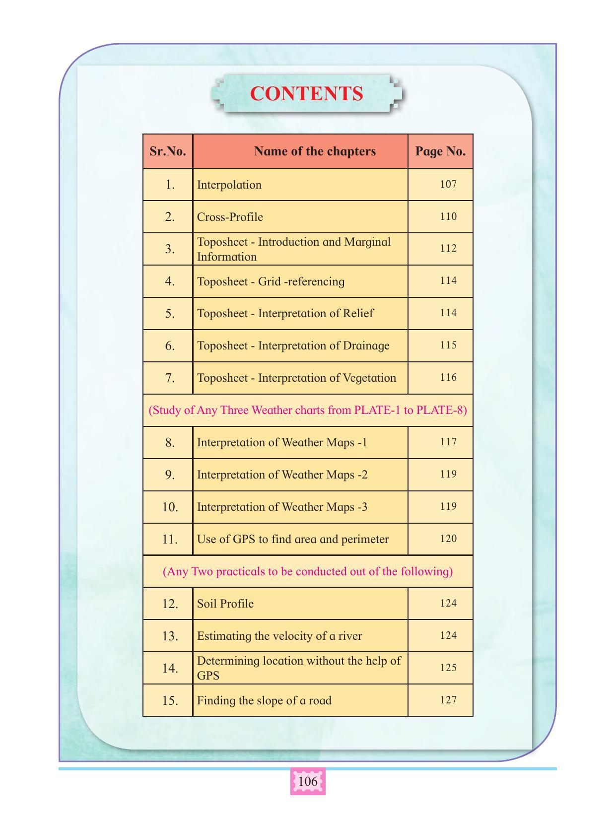 Maharashtra Board Class 11 Geography Textbook - Page 116