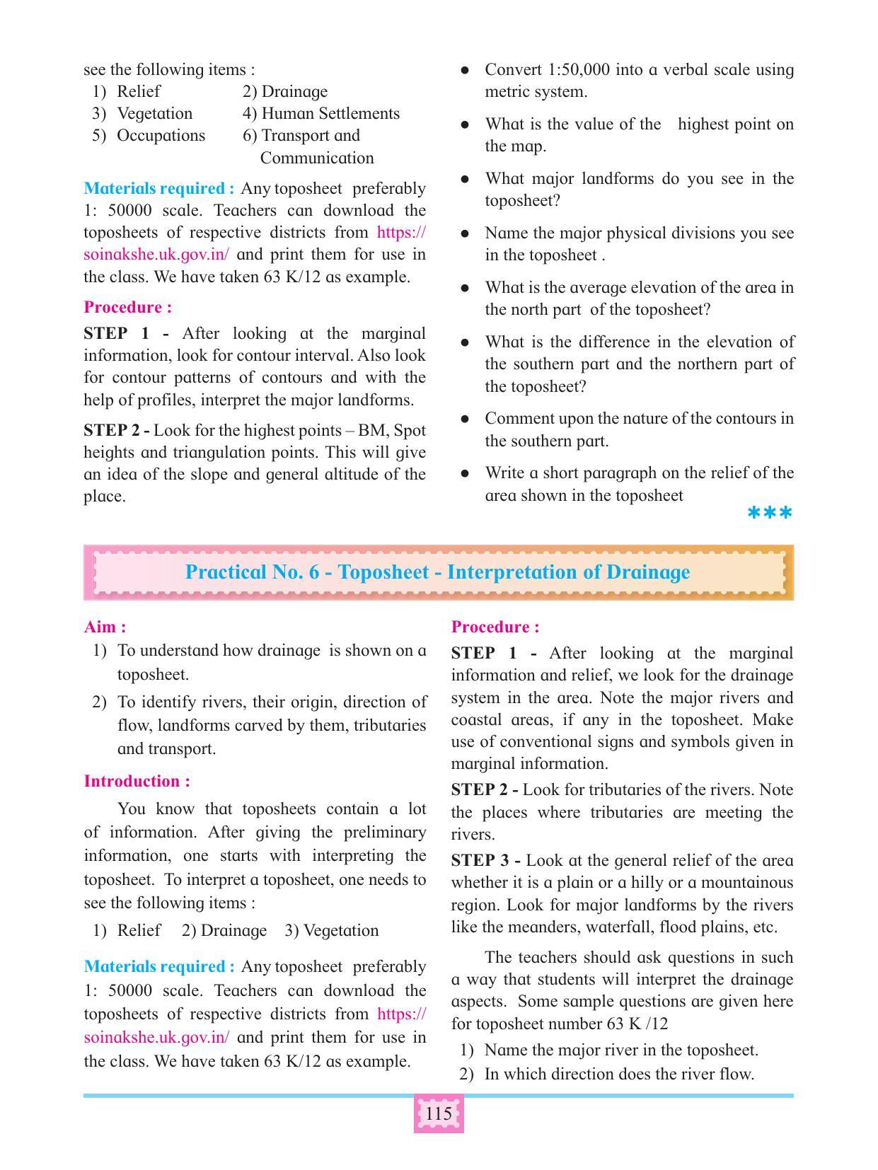 Maharashtra Board Class 11 Geography Textbook - Page 125