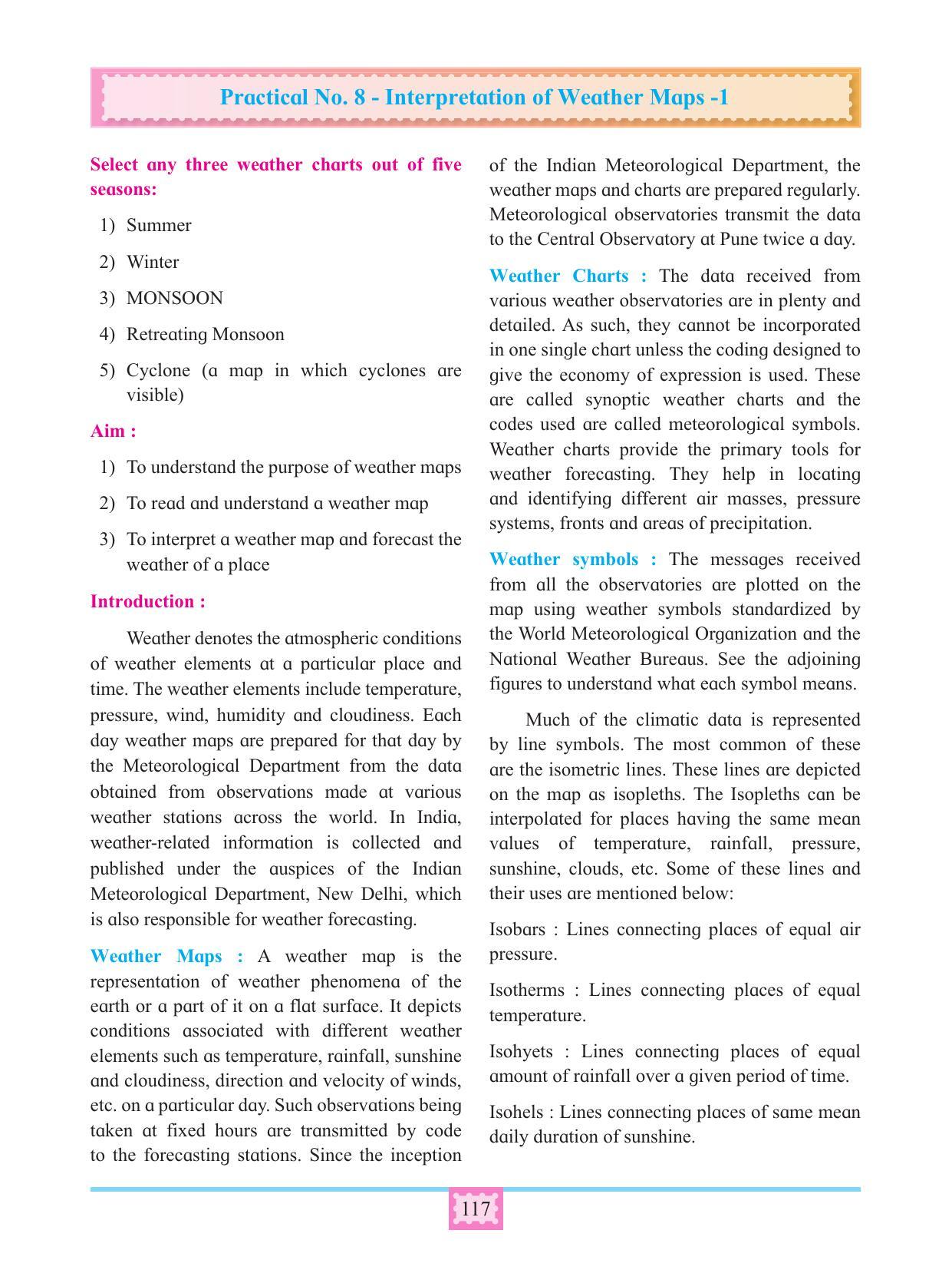 Maharashtra Board Class 11 Geography Textbook - Page 127