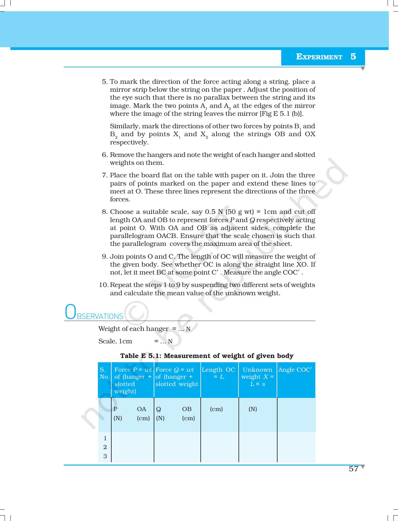 NCERT Laboratory Manuals for Class XI Physics - Experiments (1 to 5) - Page 35