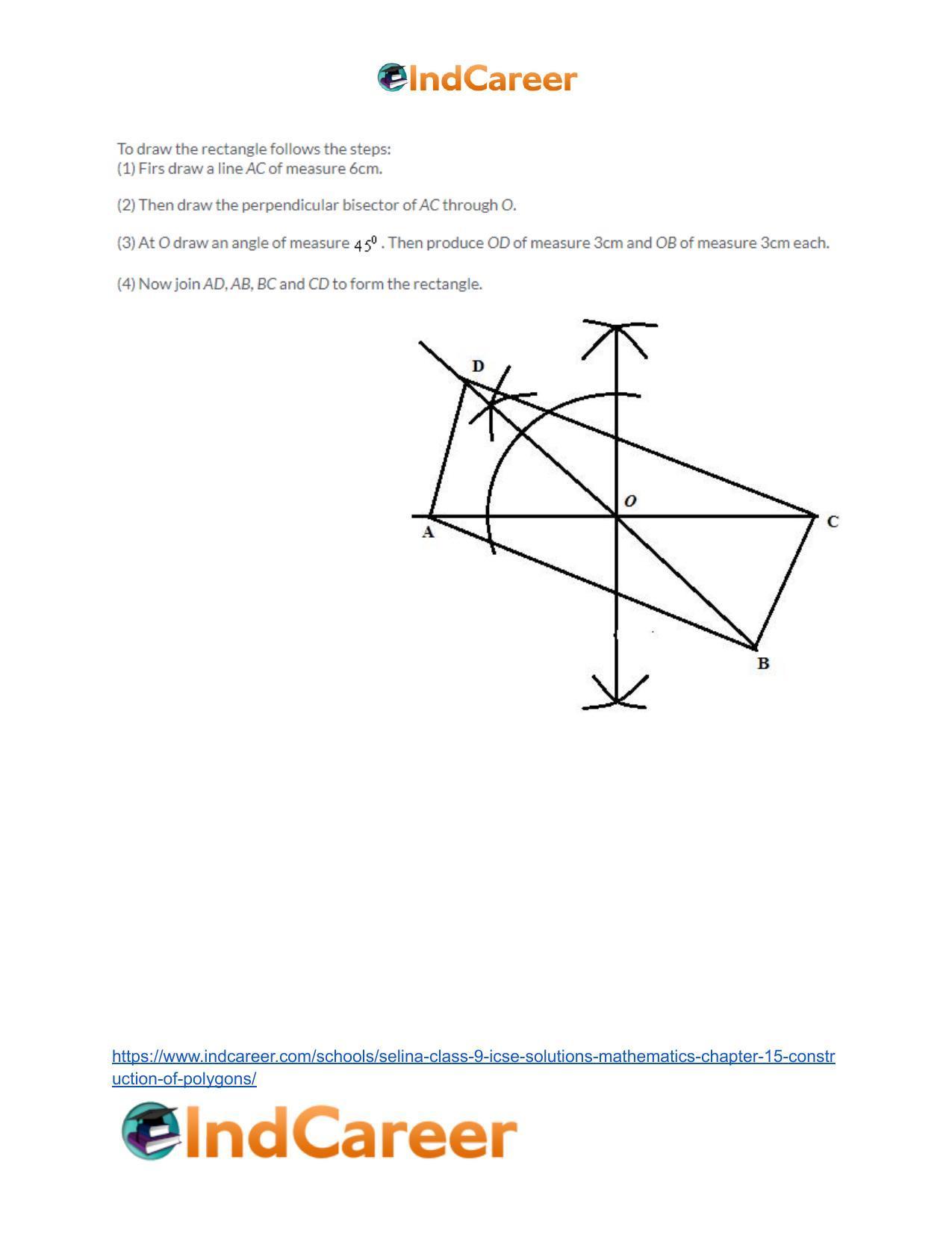 Selina Class 9 ICSE Solutions Mathematics : Chapter 15- Construction of Polygons - Page 42