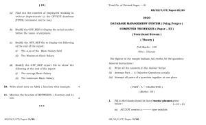 Meghalaya Board (MBOSE) Class 11 Computer Technique Paper III 2020 Question Paper
