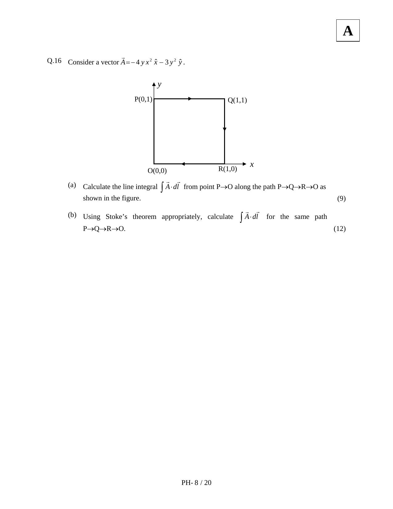 JAM 2011: PH Question Paper - Page 10