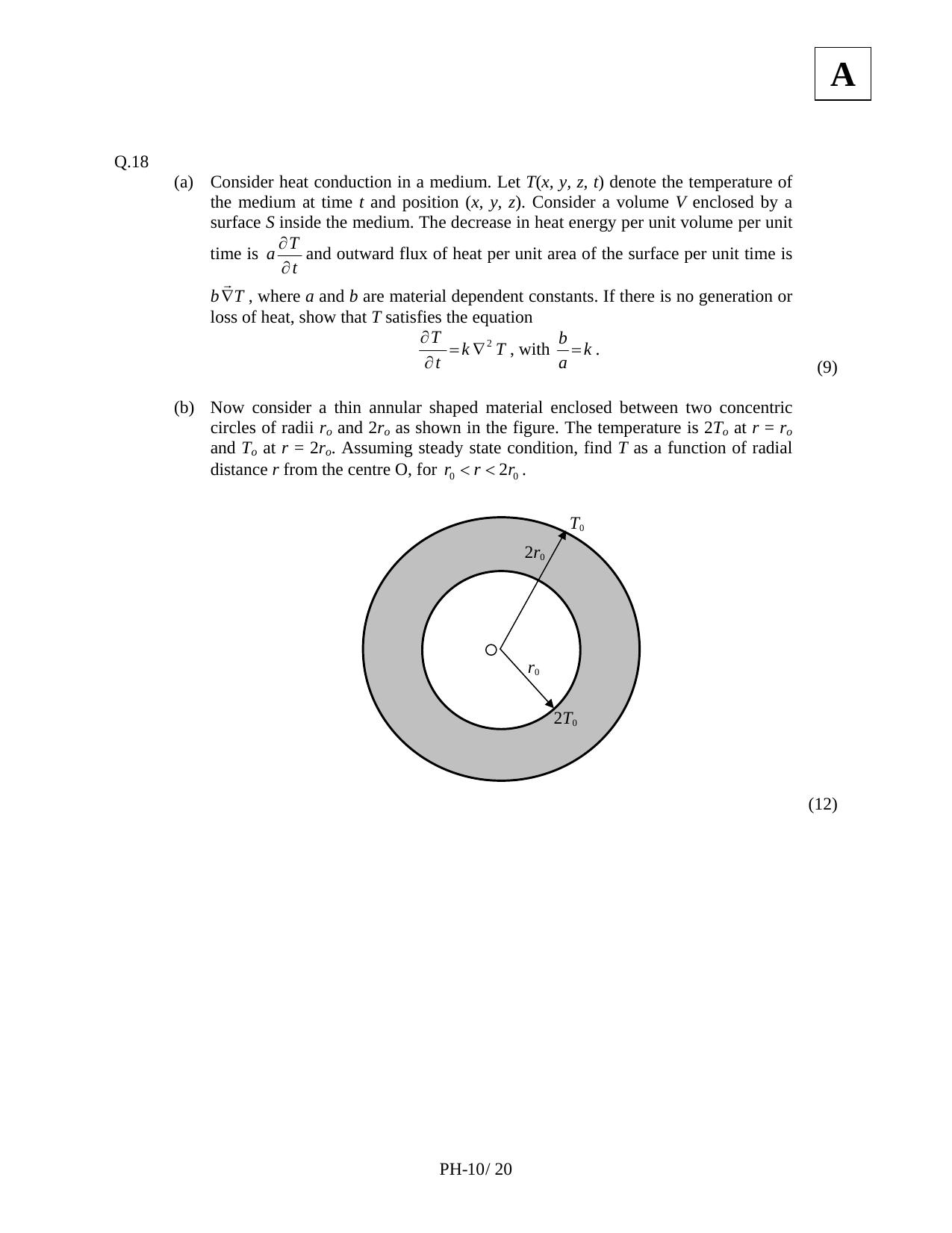 JAM 2011: PH Question Paper - Page 12