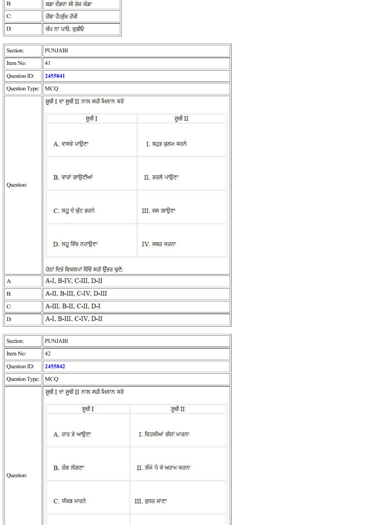 CUET 2022 Question Paper of Panjabi - Page 19