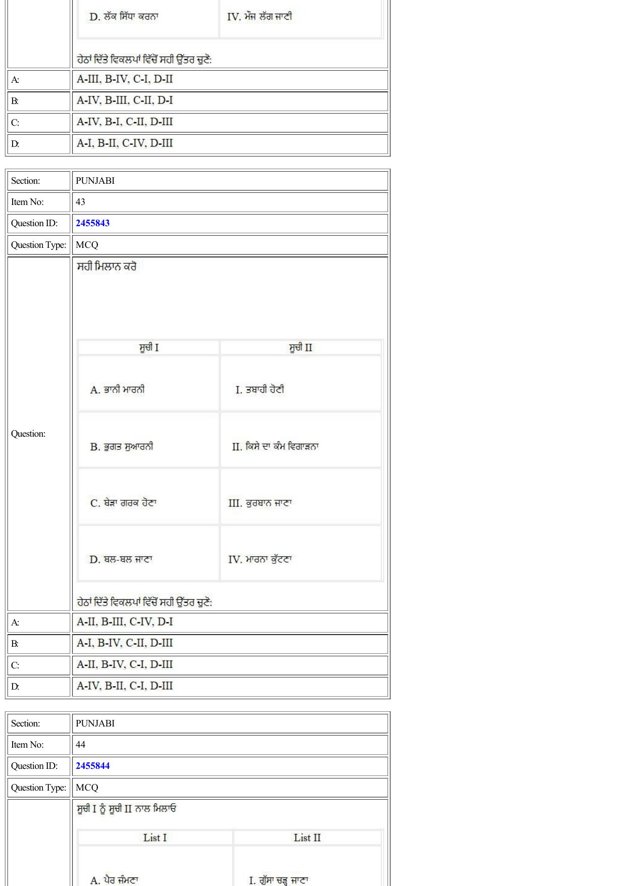 CUET 2022 Question Paper of Panjabi - Page 20