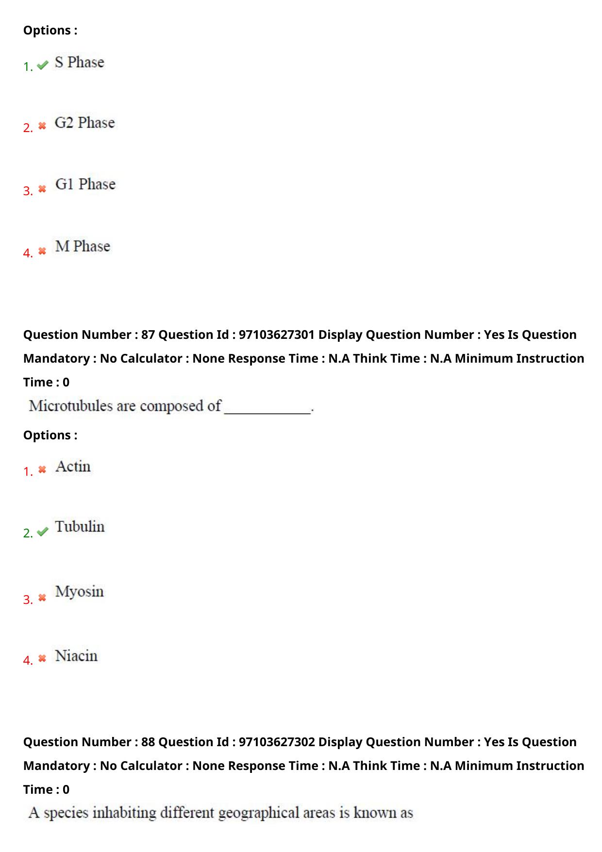 AP RCET 2024 Botany Question Paper - Page 54