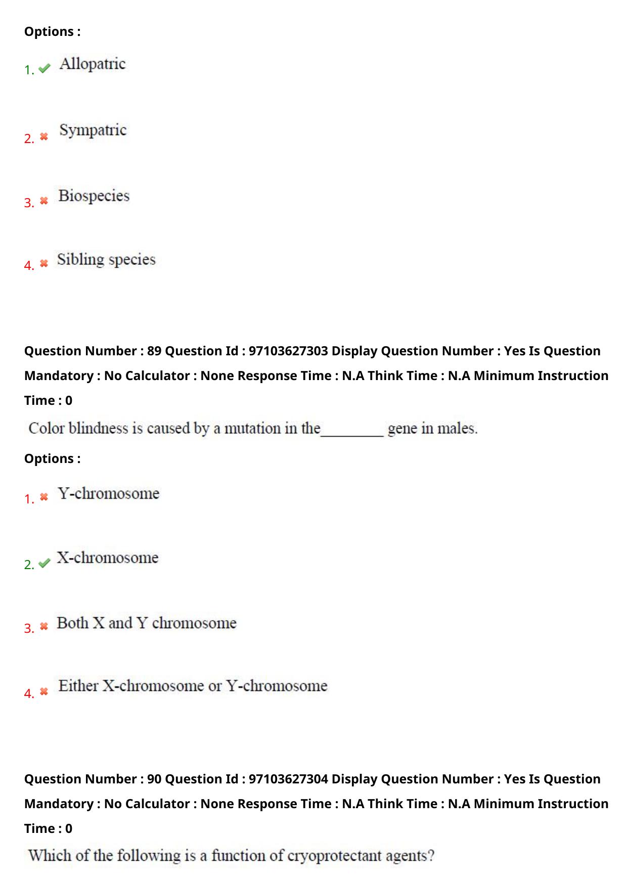 AP RCET 2024 Botany Question Paper - Page 55