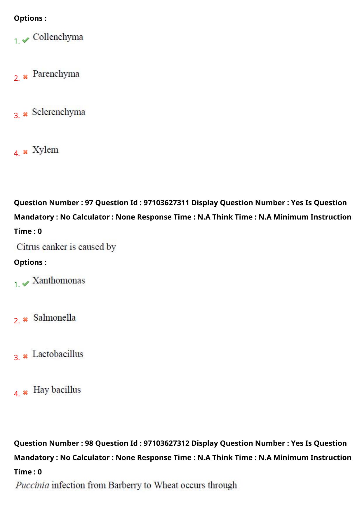 AP RCET 2024 Botany Question Paper - Page 59