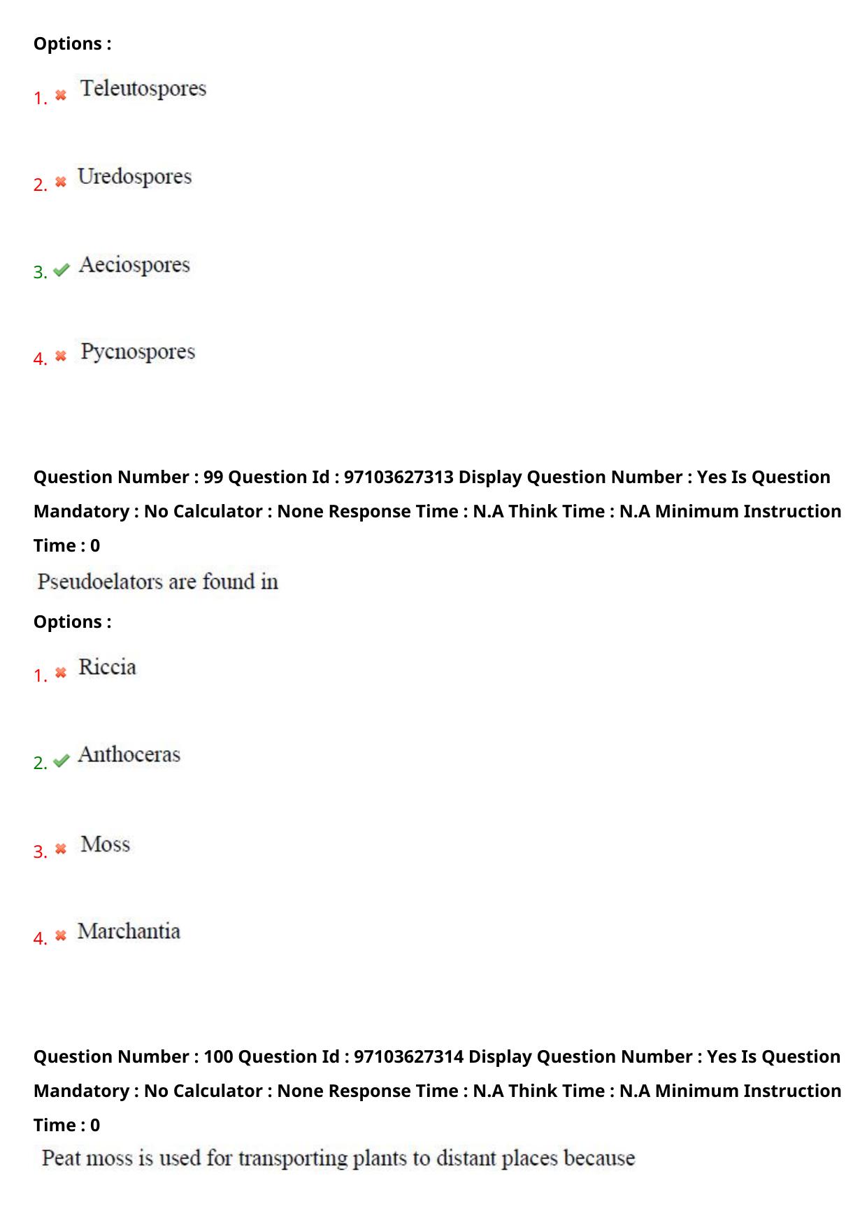 AP RCET 2024 Botany Question Paper - Page 60