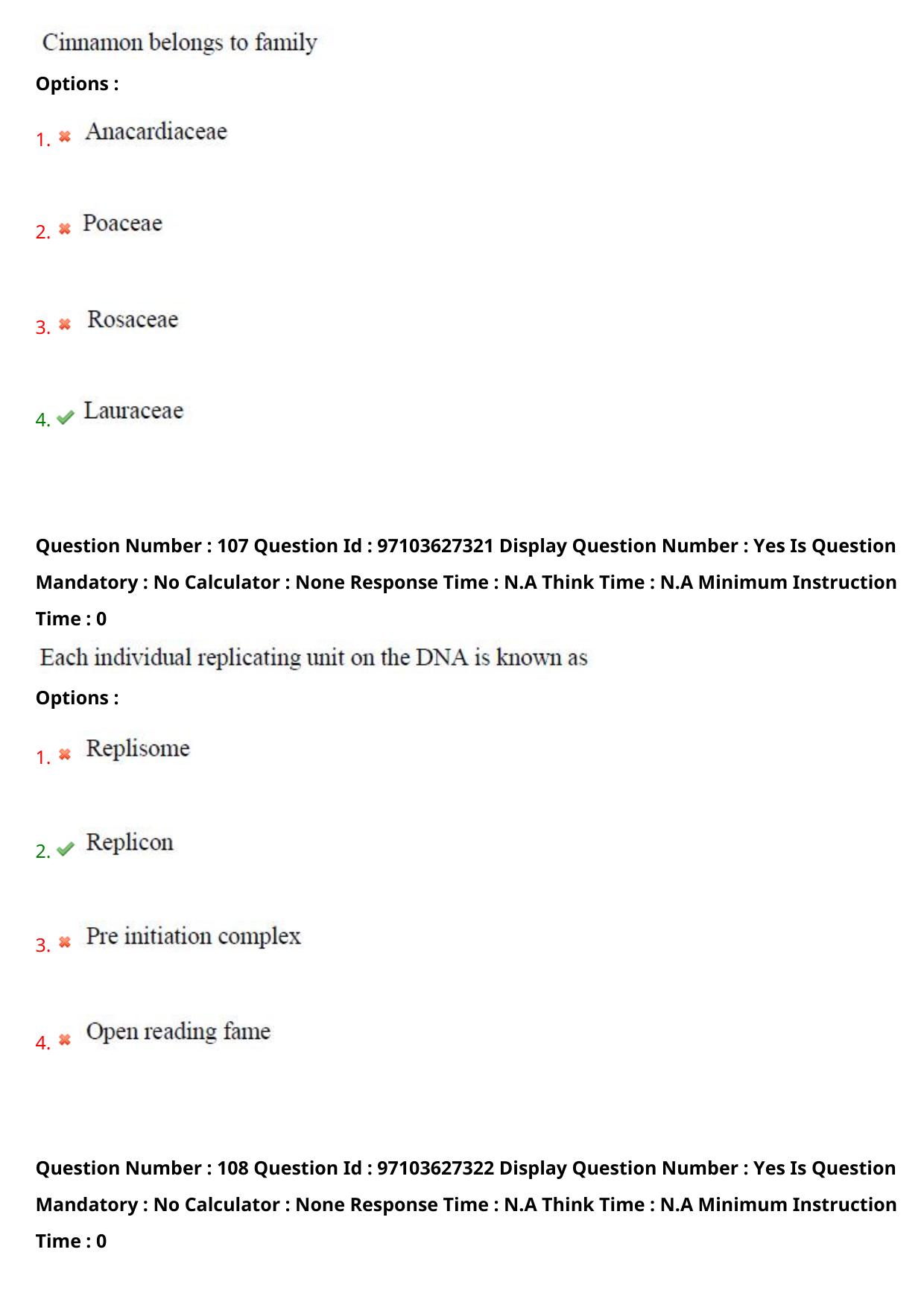 AP RCET 2024 Botany Question Paper - Page 64