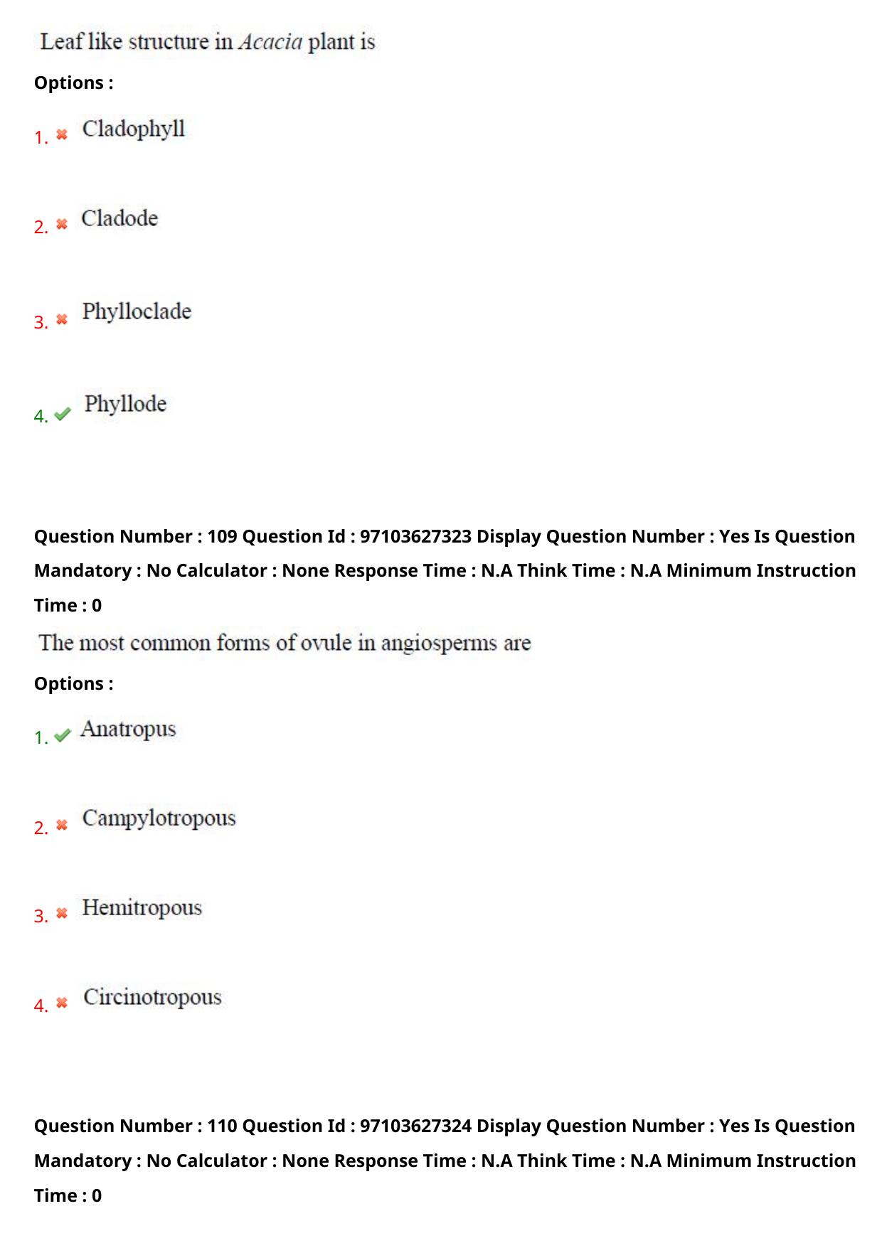AP RCET 2024 Botany Question Paper - Page 65