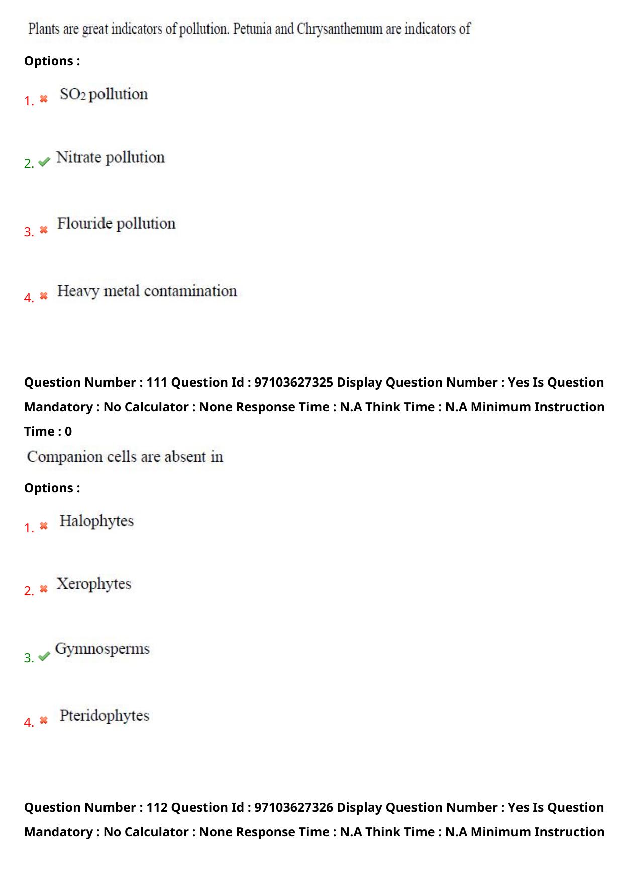 AP RCET 2024 Botany Question Paper - Page 66