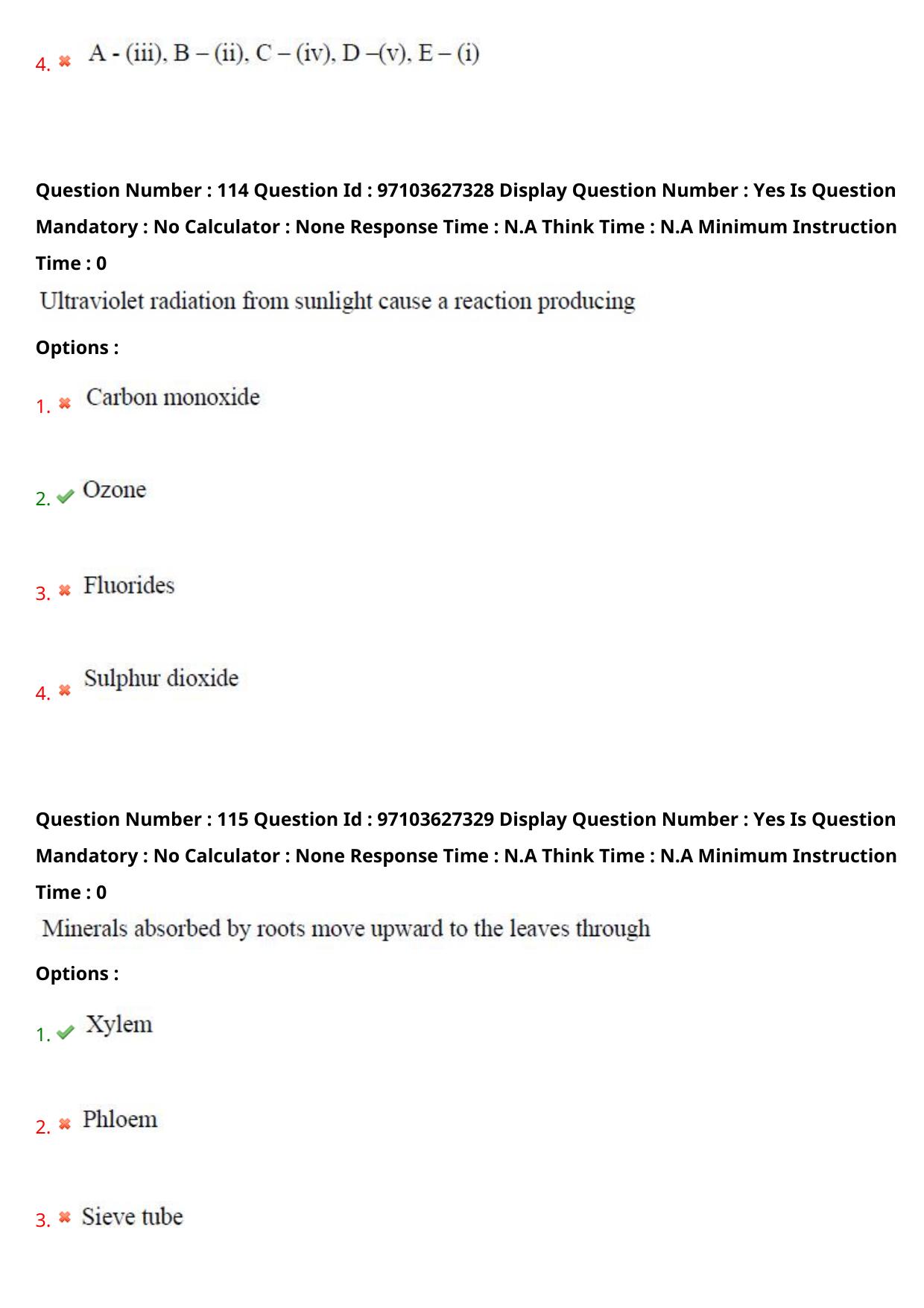 AP RCET 2024 Botany Question Paper - Page 68