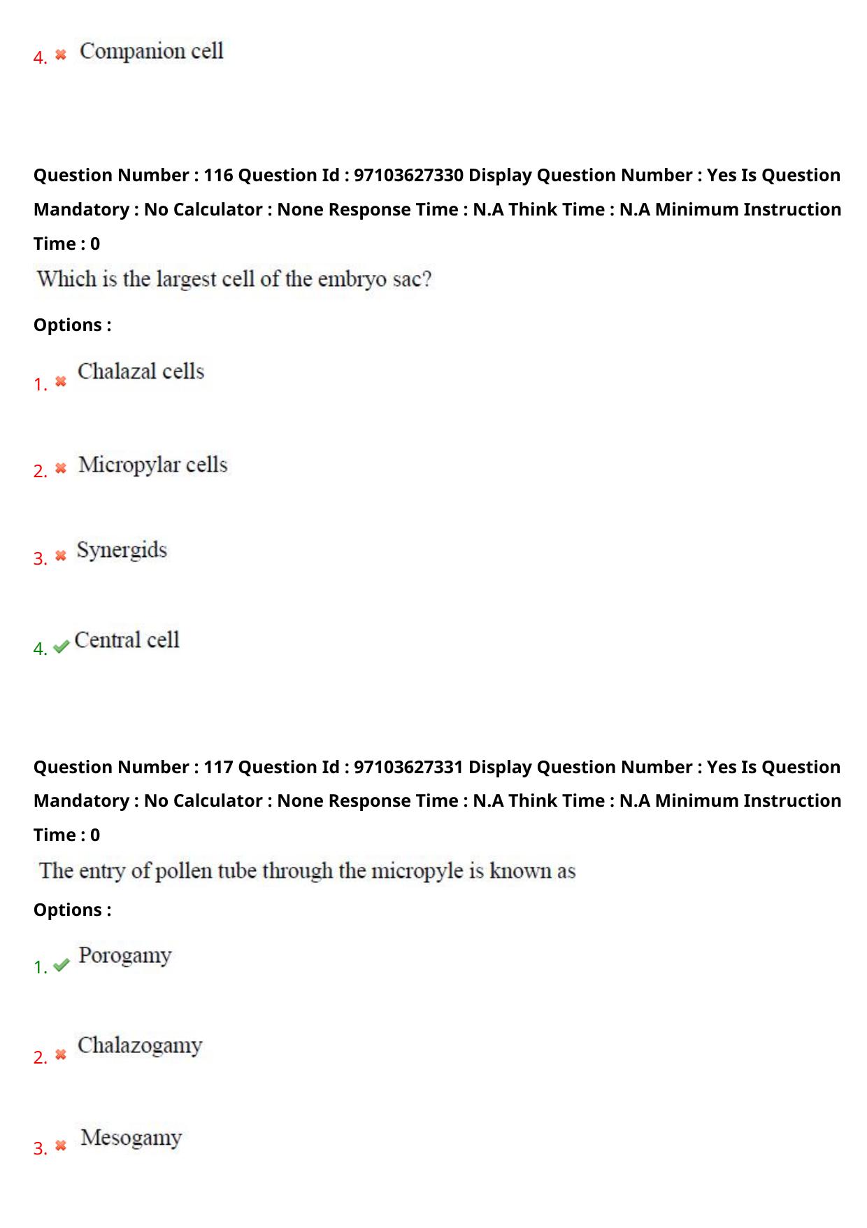 AP RCET 2024 Botany Question Paper - Page 69