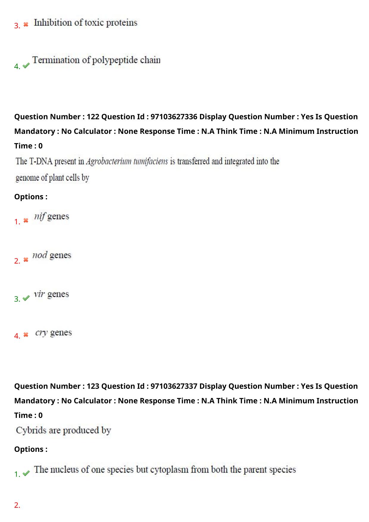 AP RCET 2024 Botany Question Paper - Page 72