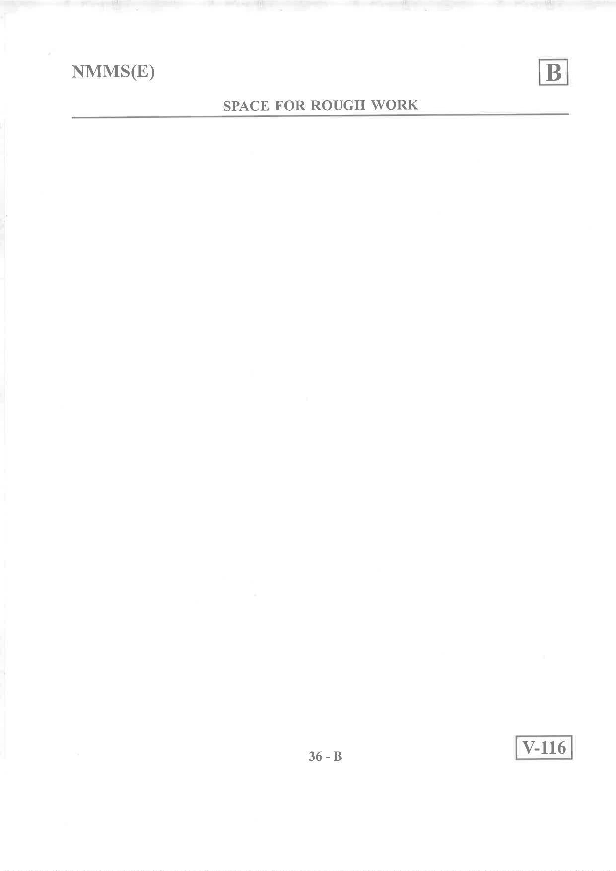 English Medium Nov 2019 (Set B) Class 8 Andhra Pradesh NMMS Question Papers - Page 36