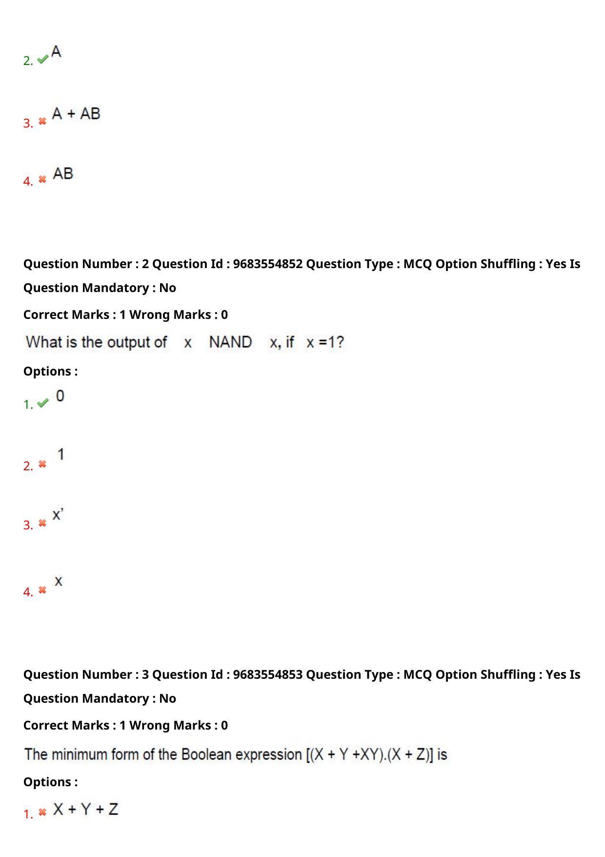 TS CPGET 2021 M.Sc. Electronics (Shift 1) Question Paper with Answer Key - Page 3
