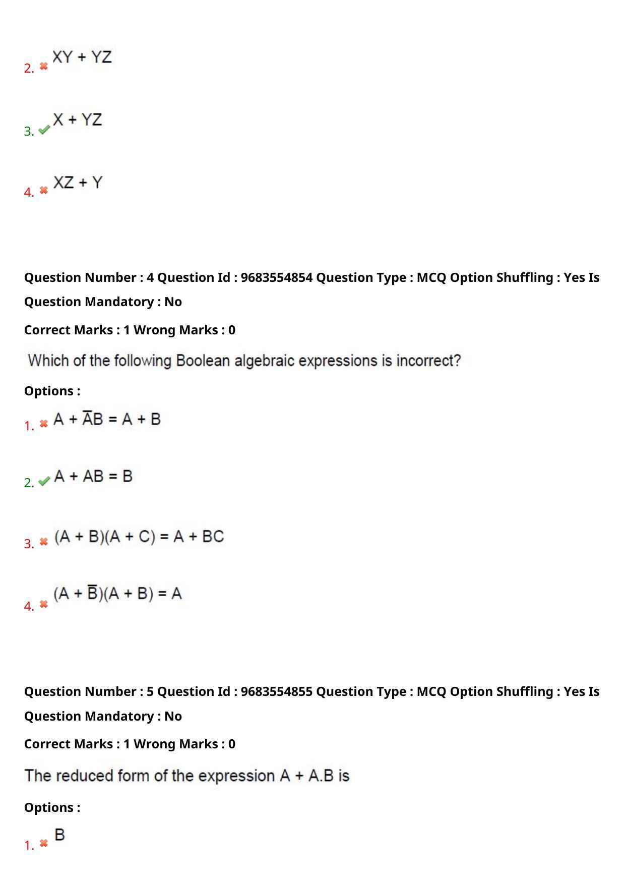 TS CPGET 2021 M.Sc. Electronics (Shift 1) Question Paper with Answer Key - Page 4