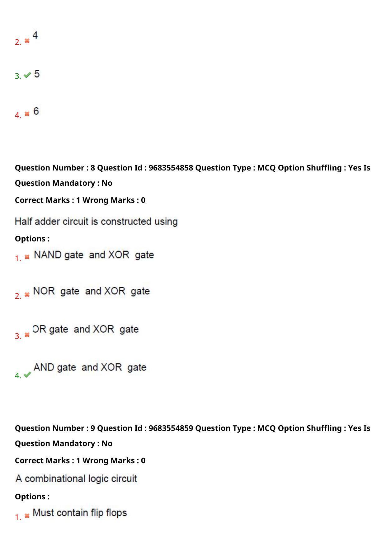 TS CPGET 2021 M.Sc. Electronics (Shift 1) Question Paper with Answer Key - Page 6