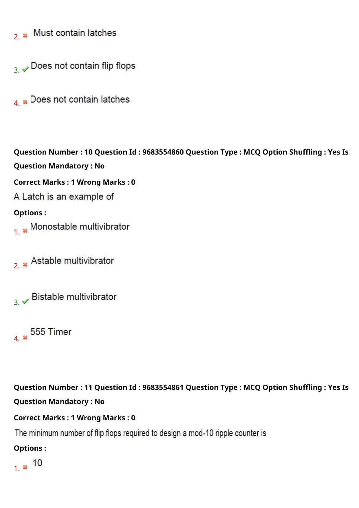 TS CPGET 2021 M.Sc. Electronics (Shift 1) Question Paper with Answer Key - Page 7